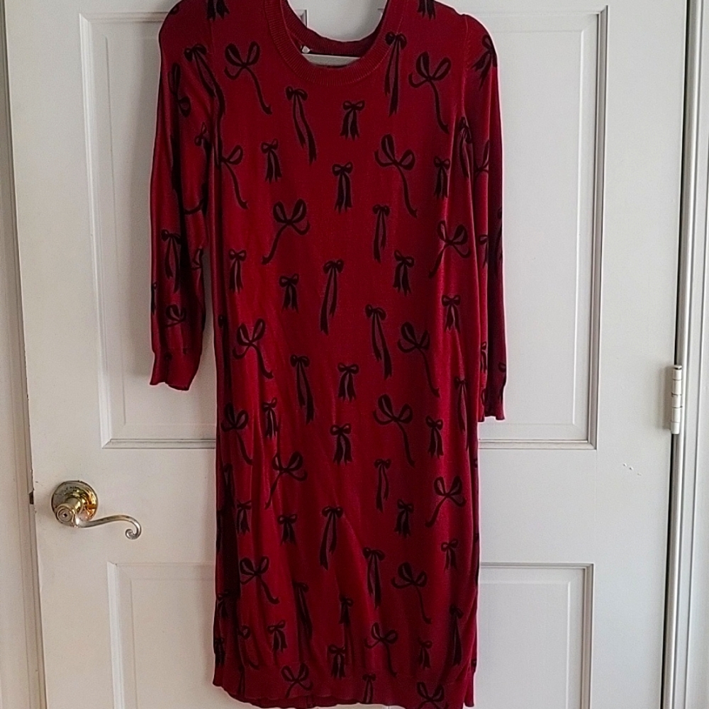 Modcloth Bow Sweater Dress